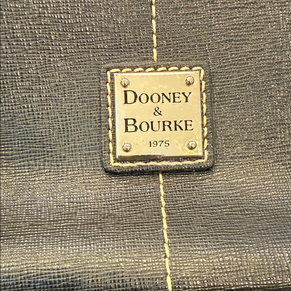 Dooney & Bourke Black Crossbody Bag with Gold Accents - Picture 5 of 16